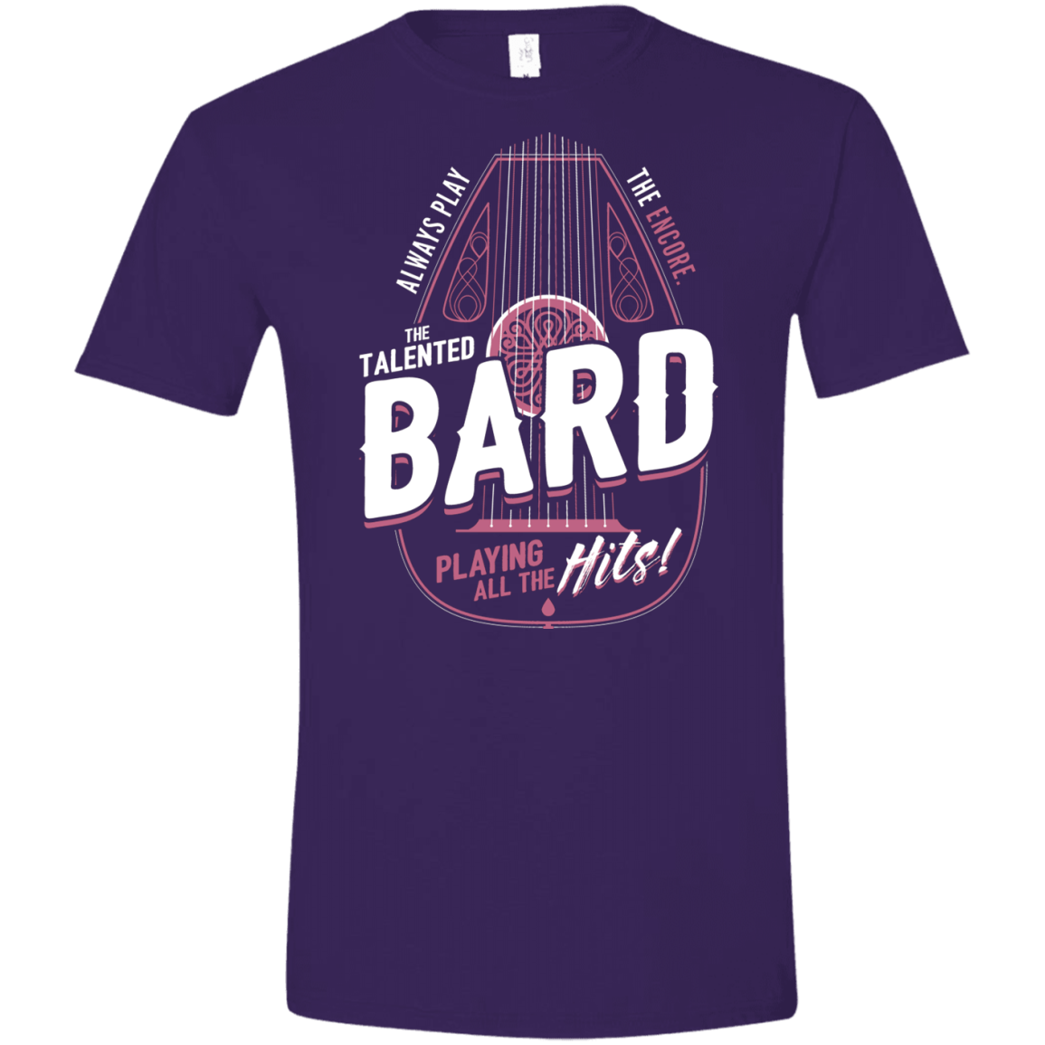 T-Shirts Purple / S Bard Men's Semi-Fitted Softstyle