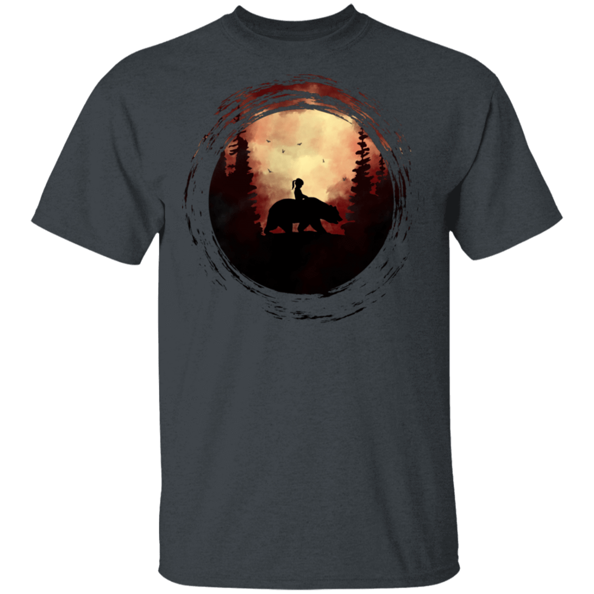 T-Shirts Dark Heather / S Bareback Bear T-Shirt