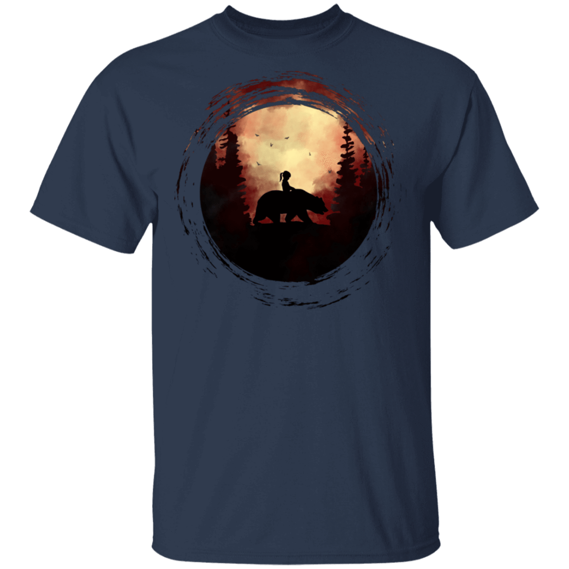 T-Shirts Navy / S Bareback Bear T-Shirt