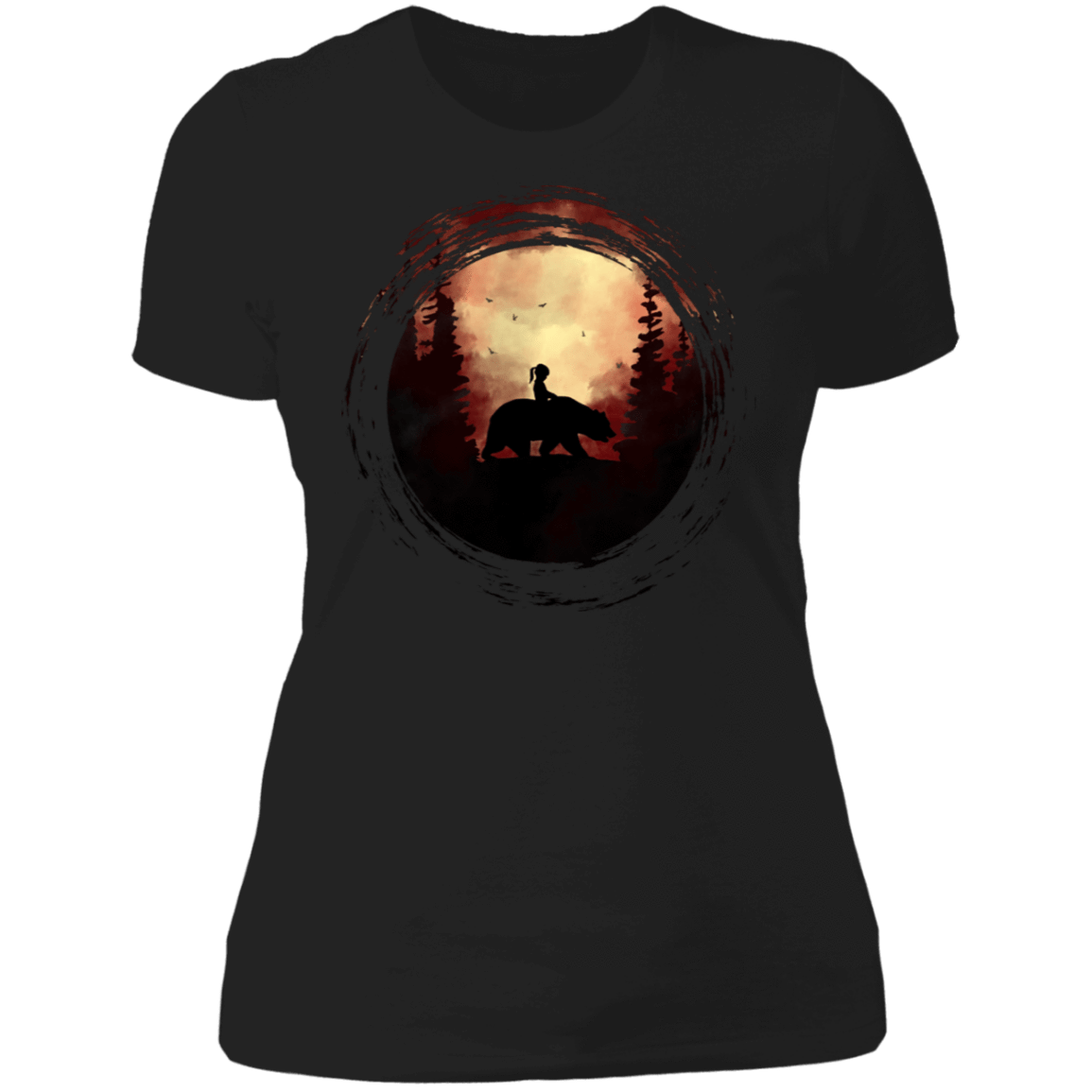T-Shirts Black / S Bareback Bear Women's Premium T-Shirt