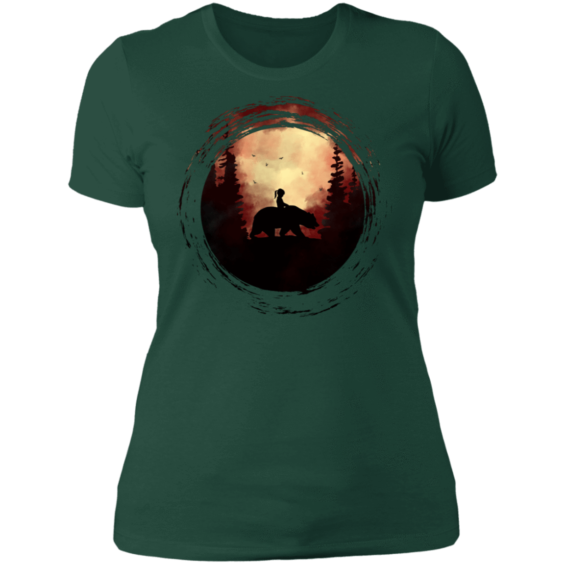 T-Shirts Forest Green / S Bareback Bear Women's Premium T-Shirt