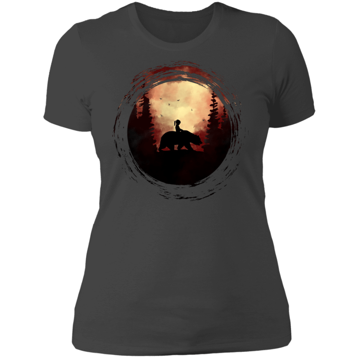 T-Shirts Heavy Metal / S Bareback Bear Women's Premium T-Shirt