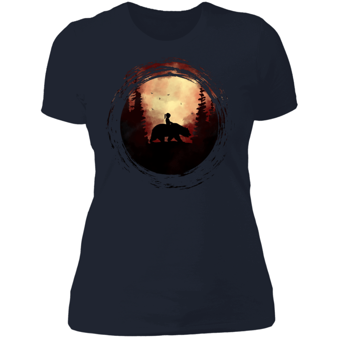 T-Shirts Midnight Navy / S Bareback Bear Women's Premium T-Shirt