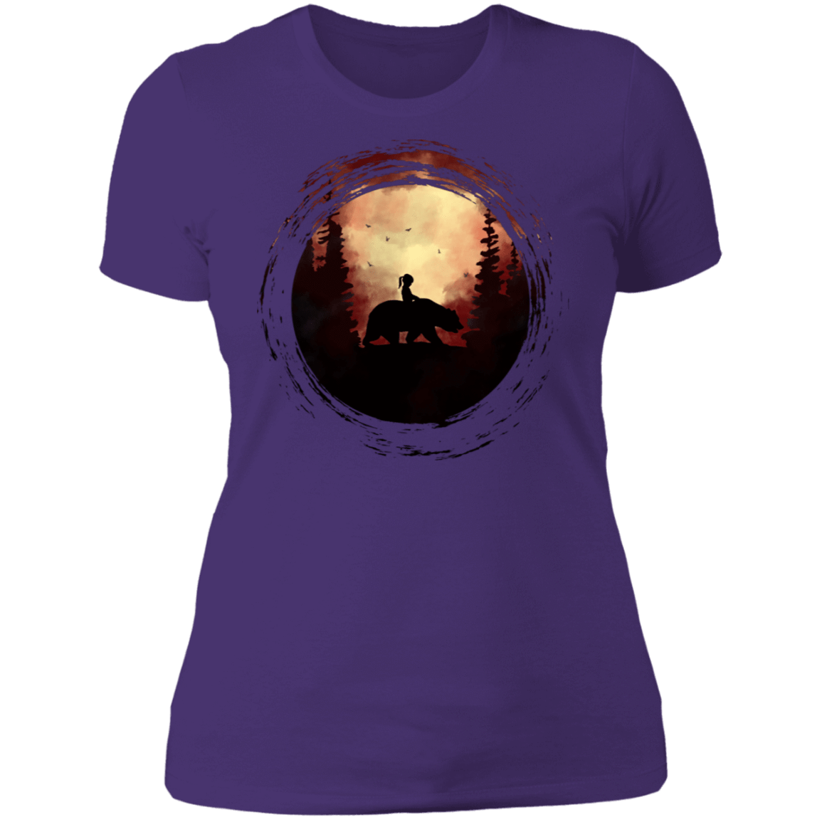 T-Shirts Purple Rush/ / S Bareback Bear Women's Premium T-Shirt