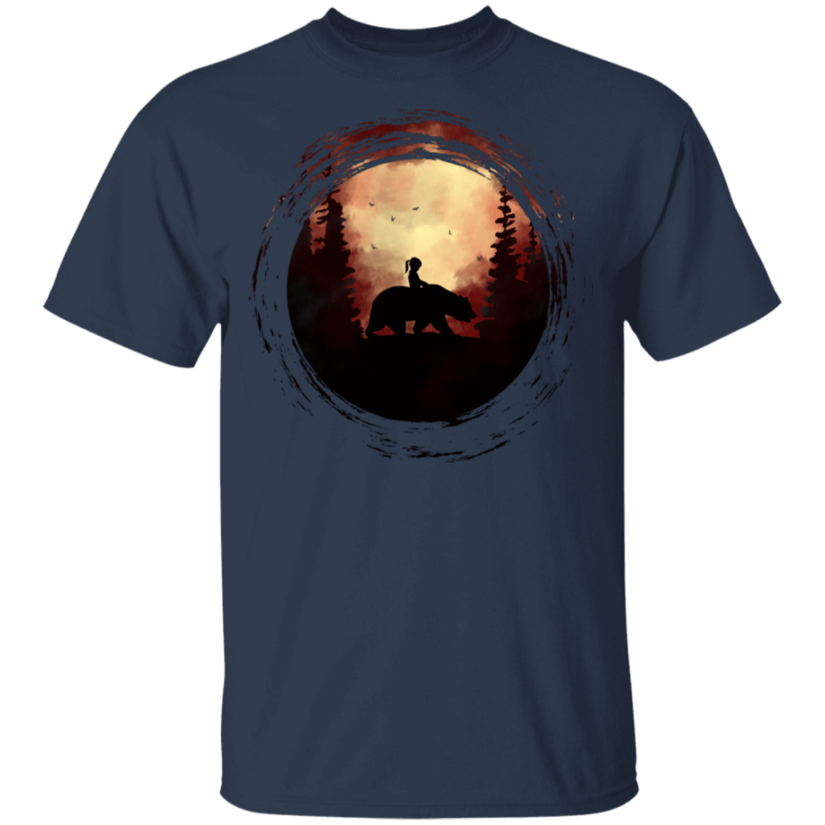 T-Shirts Navy / YXS Bareback Bear Youth T-Shirt