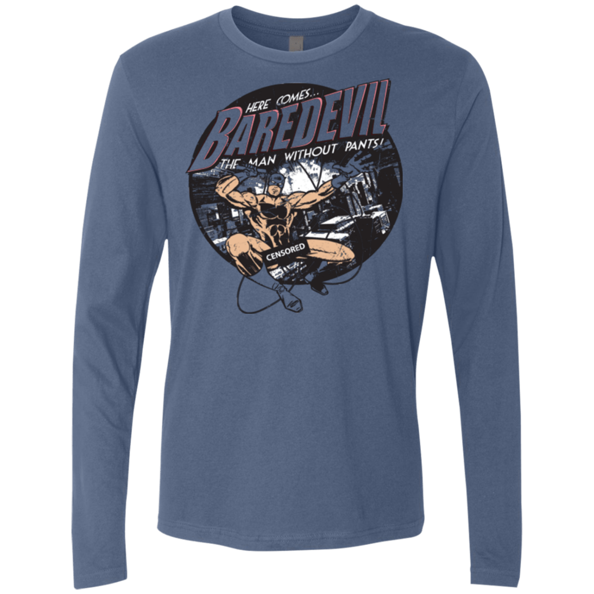 T-Shirts Indigo / Small Baredevil Men's Premium Long Sleeve