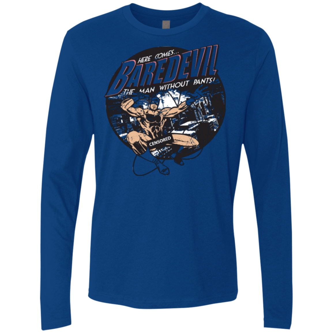T-Shirts Royal / Small Baredevil Men's Premium Long Sleeve