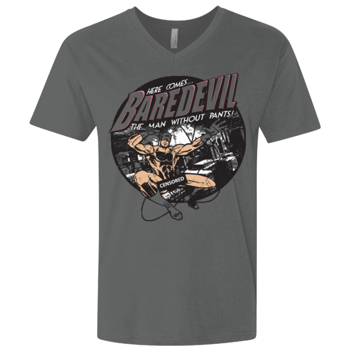 T-Shirts Heavy Metal / X-Small Baredevil Men's Premium V-Neck