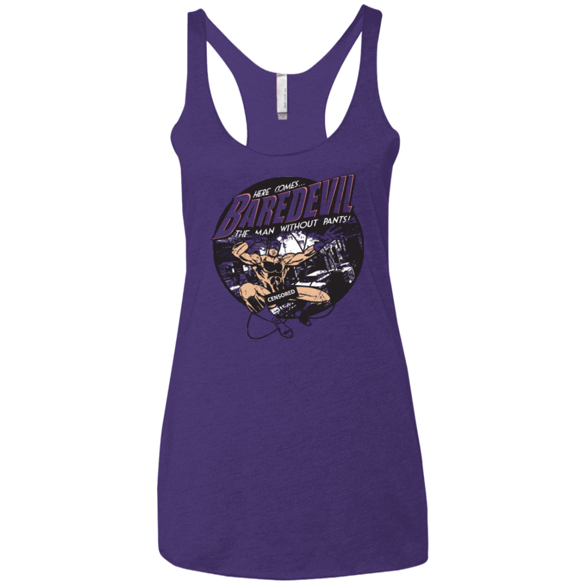 T-Shirts Purple / X-Small Baredevil Women's Triblend Racerback Tank