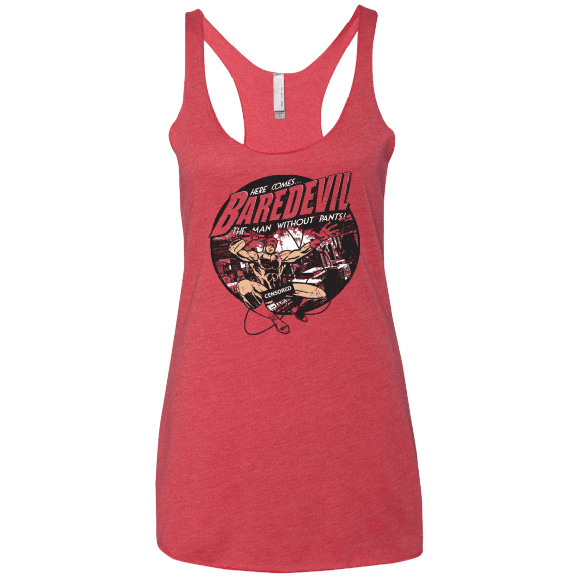 T-Shirts Vintage Red / X-Small Baredevil Women's Triblend Racerback Tank