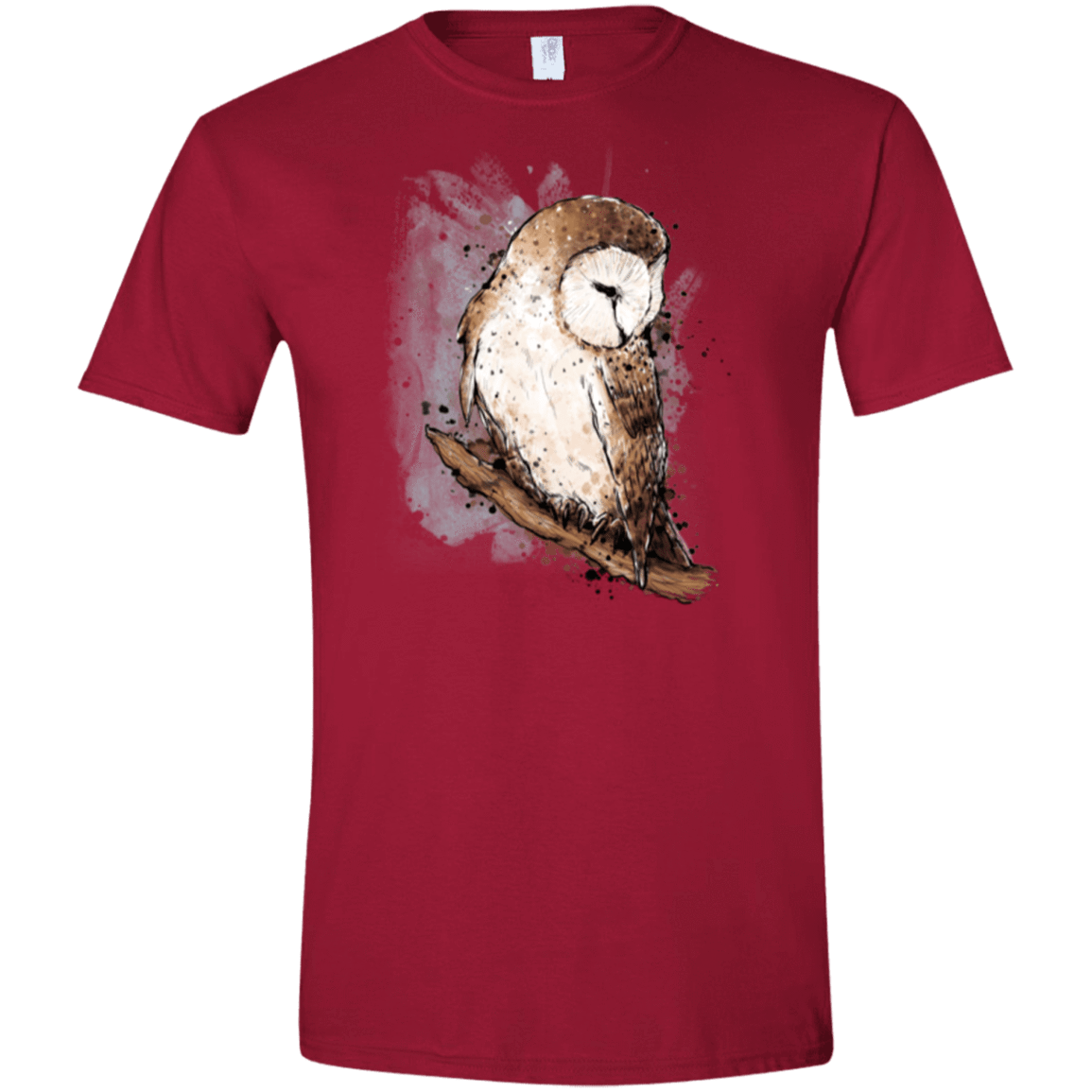 T-Shirts Cardinal Red / S Barn Ink Men's Semi-Fitted Softstyle