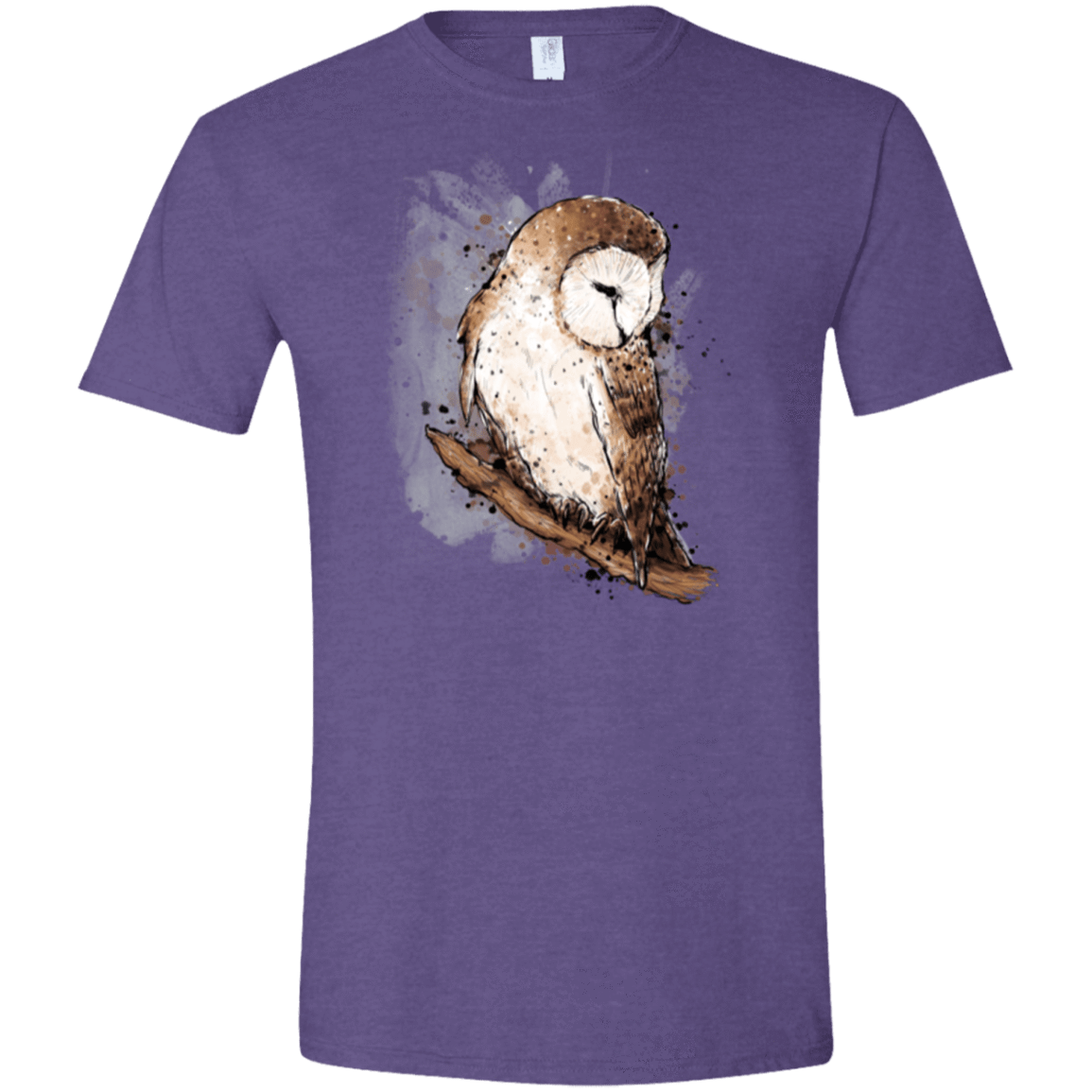 T-Shirts Heather Purple / S Barn Ink Men's Semi-Fitted Softstyle