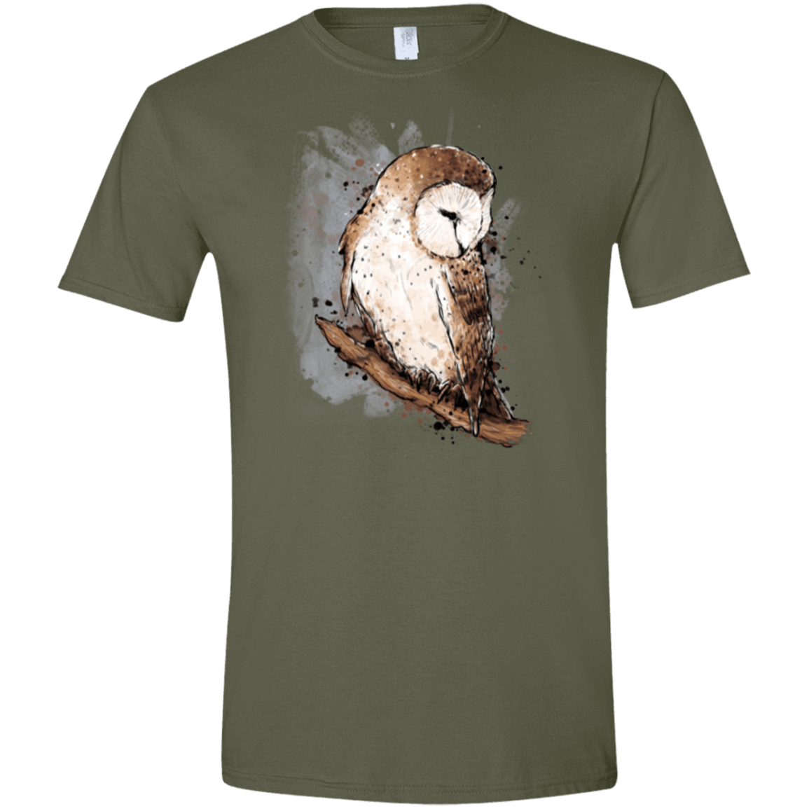 T-Shirts Military Green / S Barn Ink Men's Semi-Fitted Softstyle