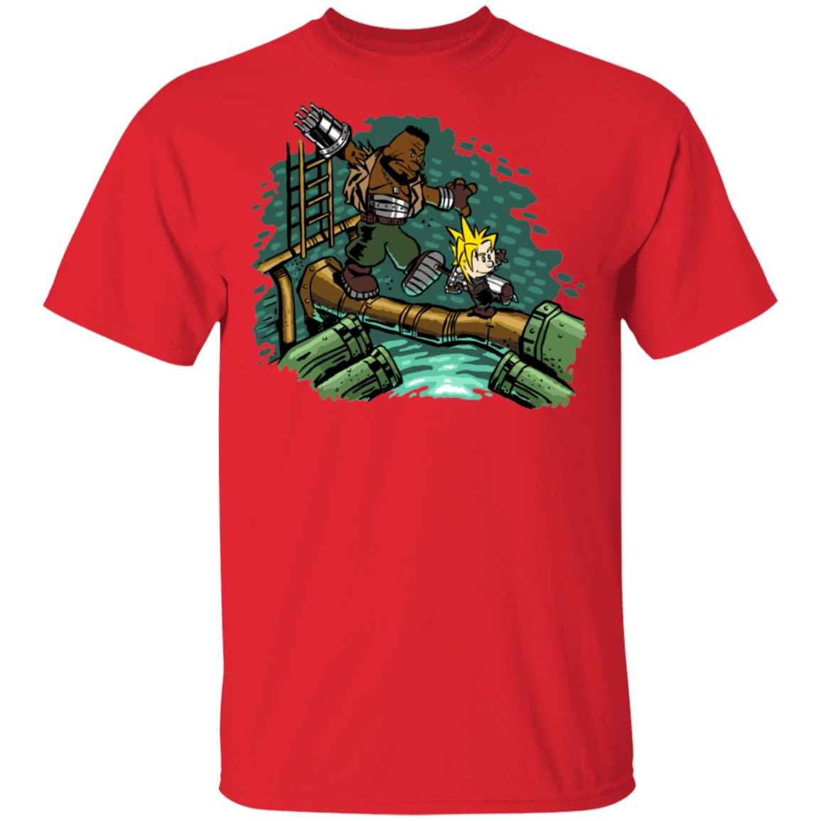 T-Shirts Red / S Barret And Cloud T-Shirt