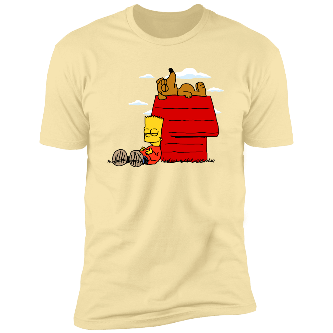 T-Shirts Banana Cream / S Bart Brown o Yellownuts Men's Premium T-Shirt