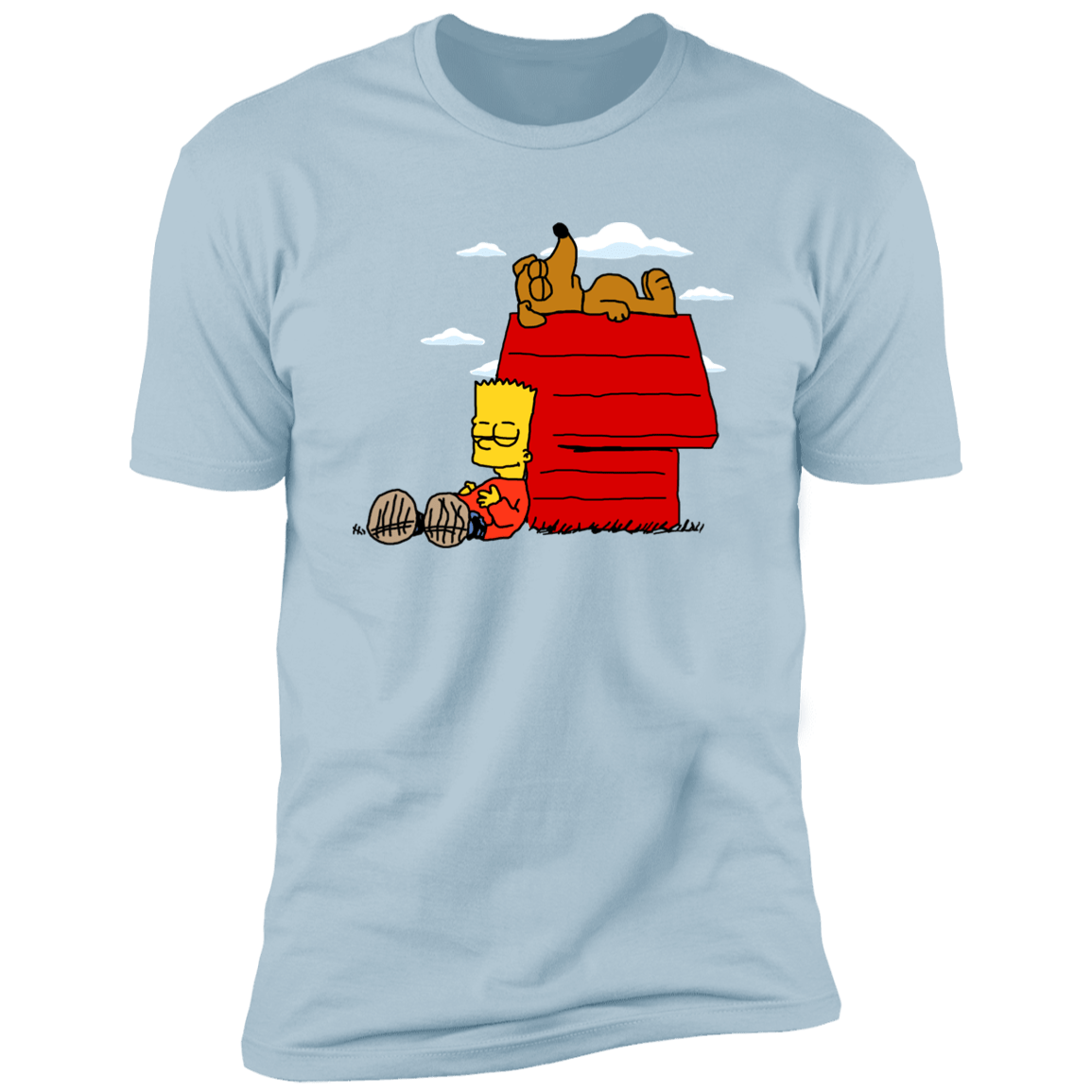 T-Shirts Light Blue / S Bart Brown o Yellownuts Men's Premium T-Shirt