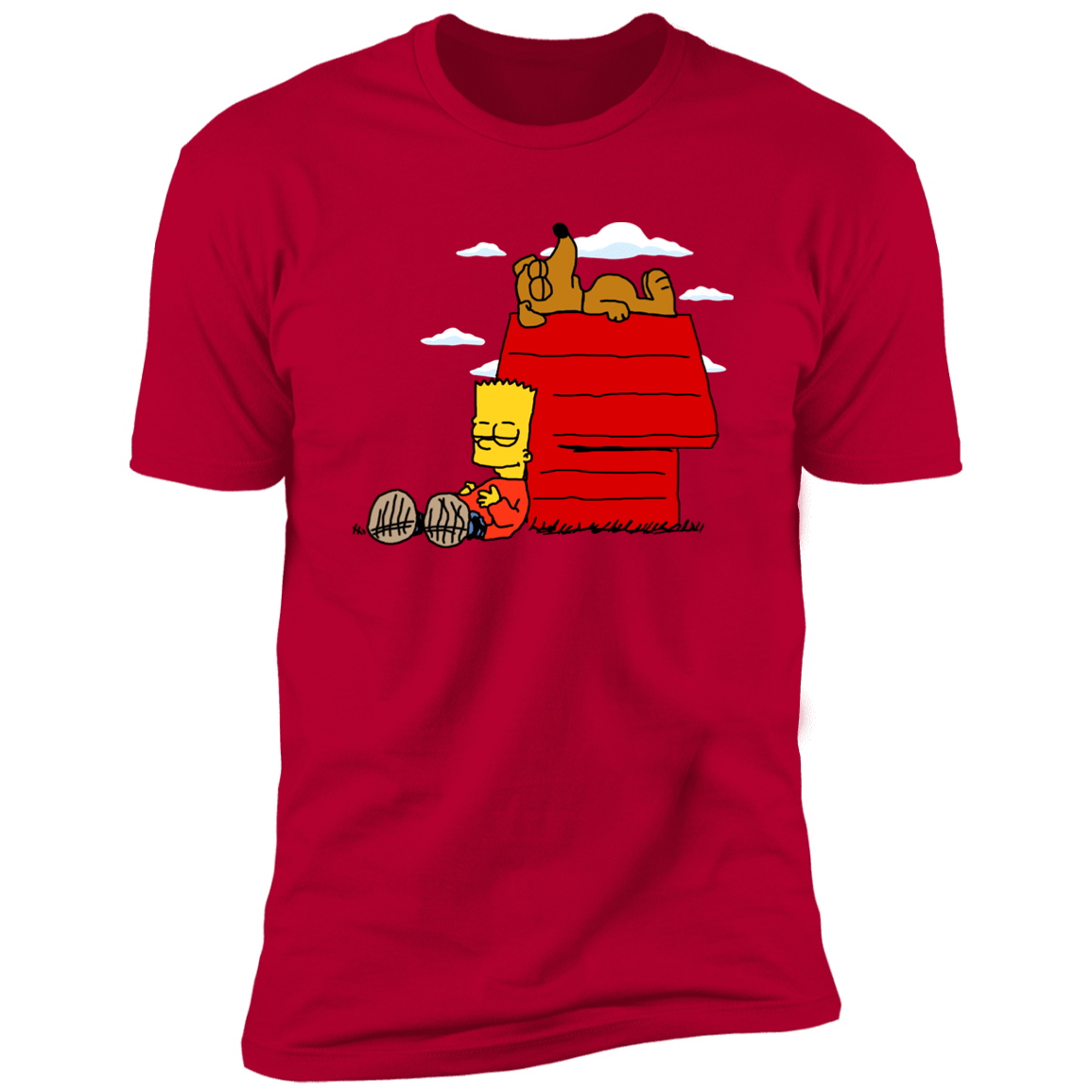 T-Shirts Red / S Bart Brown o Yellownuts Men's Premium T-Shirt