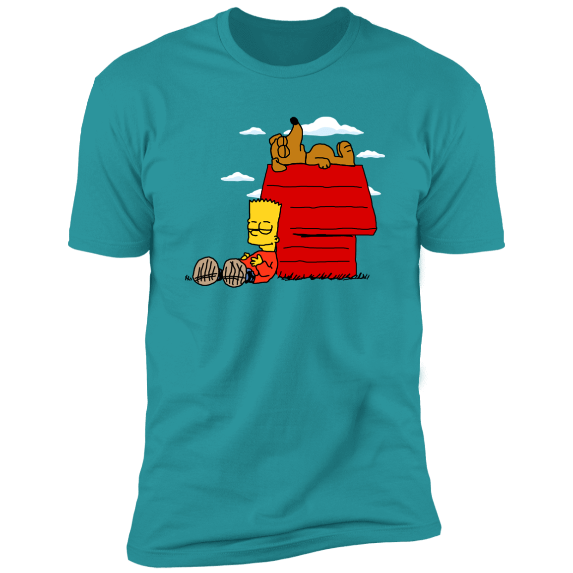 T-Shirts Tahiti Blue / S Bart Brown o Yellownuts Men's Premium T-Shirt