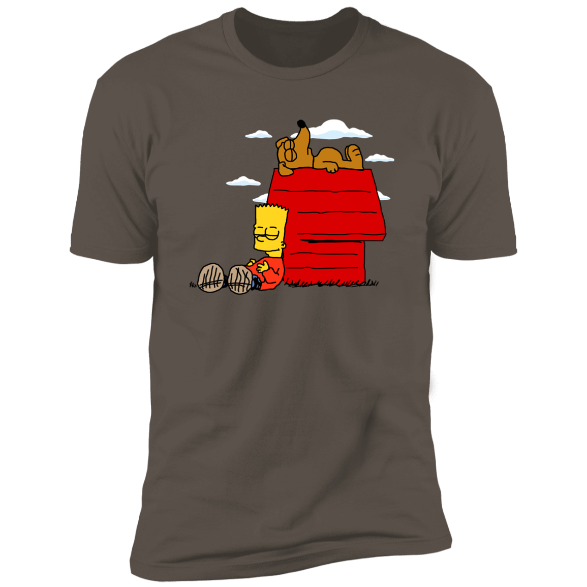 T-Shirts Warm Grey / S Bart Brown o Yellownuts Men's Premium T-Shirt