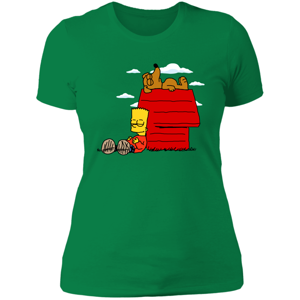 T-Shirts Kelly Green / S Bart Brown o Yellownuts Women's Premium T-Shirt