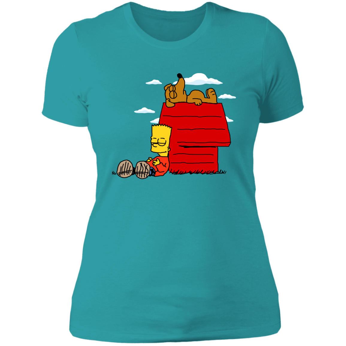 T-Shirts Tahiti Blue / S Bart Brown o Yellownuts Women's Premium T-Shirt