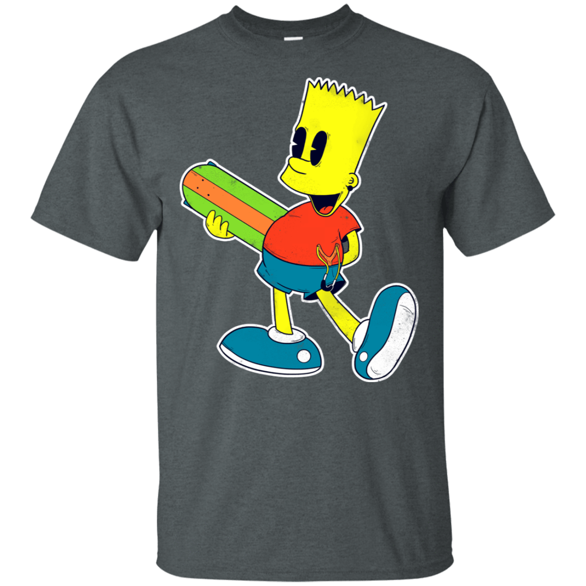 T-Shirts Dark Heather / S Bart Pop T-Shirt