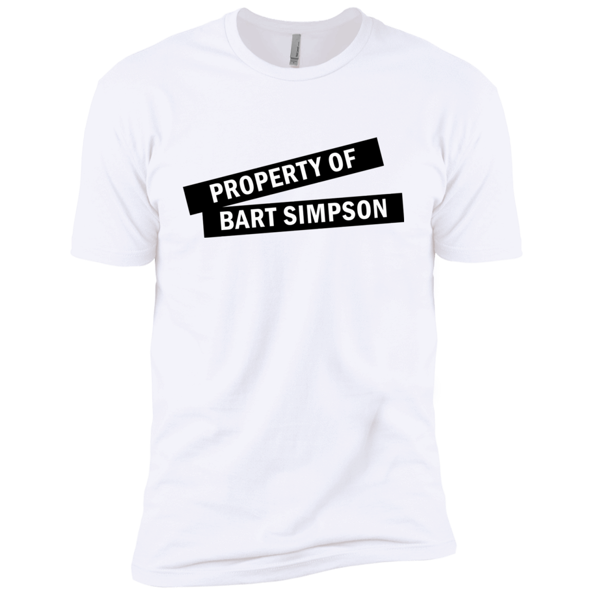 T-Shirts White / YXS Bart Simpson Boys Premium T-Shirt