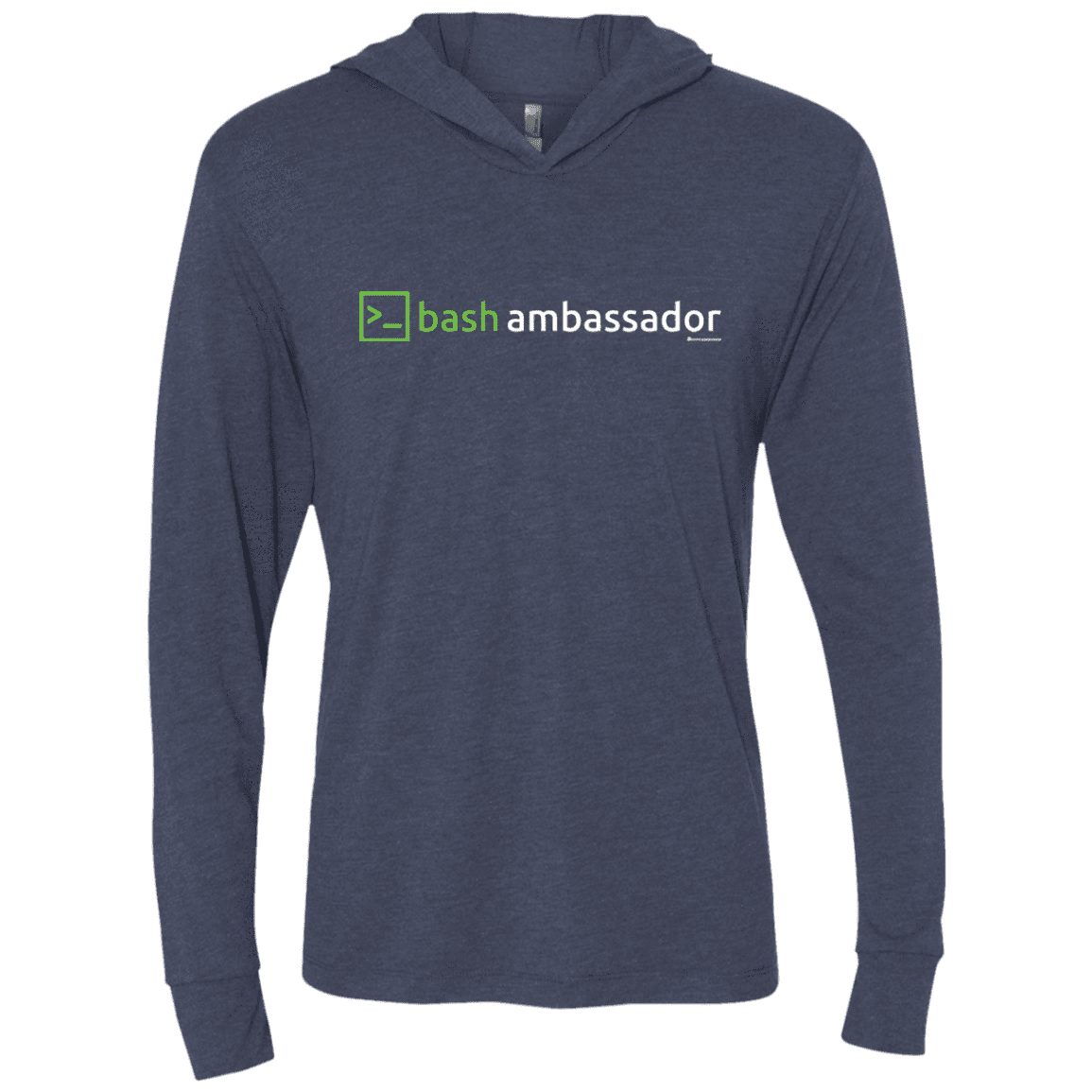 T-Shirts Vintage Navy / X-Small Bash Ambassador Triblend Long Sleeve Hoodie Tee