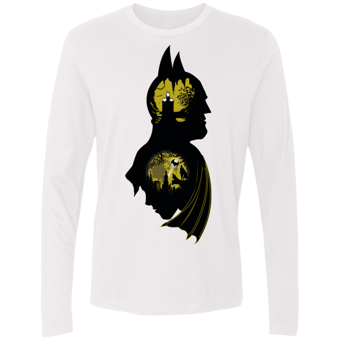 T-Shirts White / Small Bat Detective Men's Premium Long Sleeve