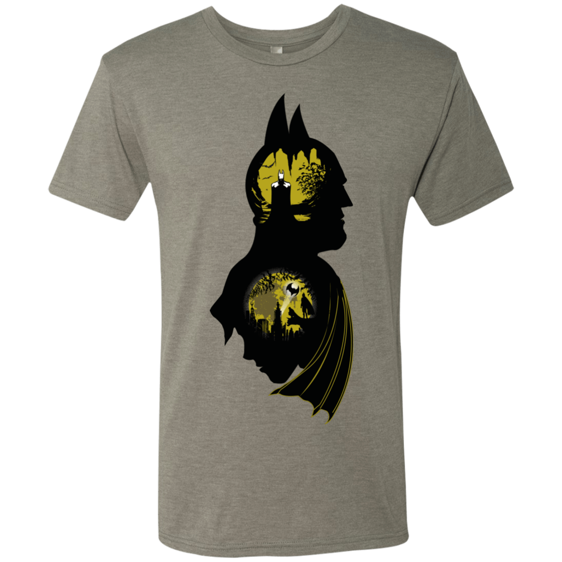 T-Shirts Venetian Grey / Small Bat Detective Men's Triblend T-Shirt