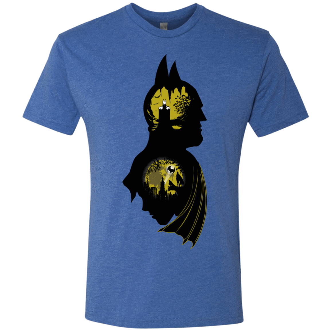 T-Shirts Vintage Royal / Small Bat Detective Men's Triblend T-Shirt