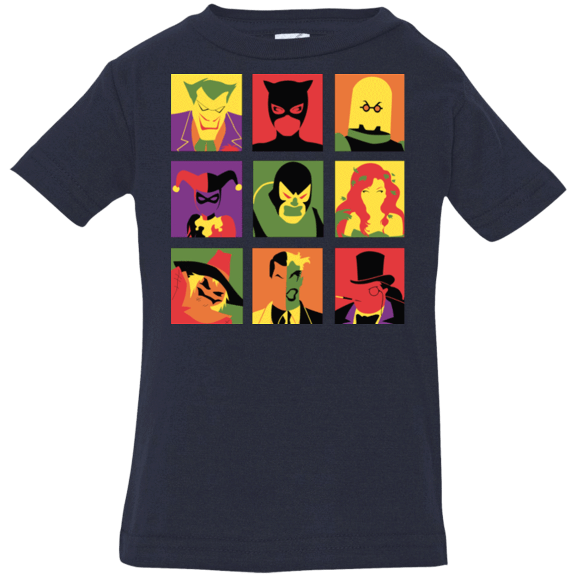 T-Shirts Navy / 6 Months Bat Pop Infant PremiumT-Shirt