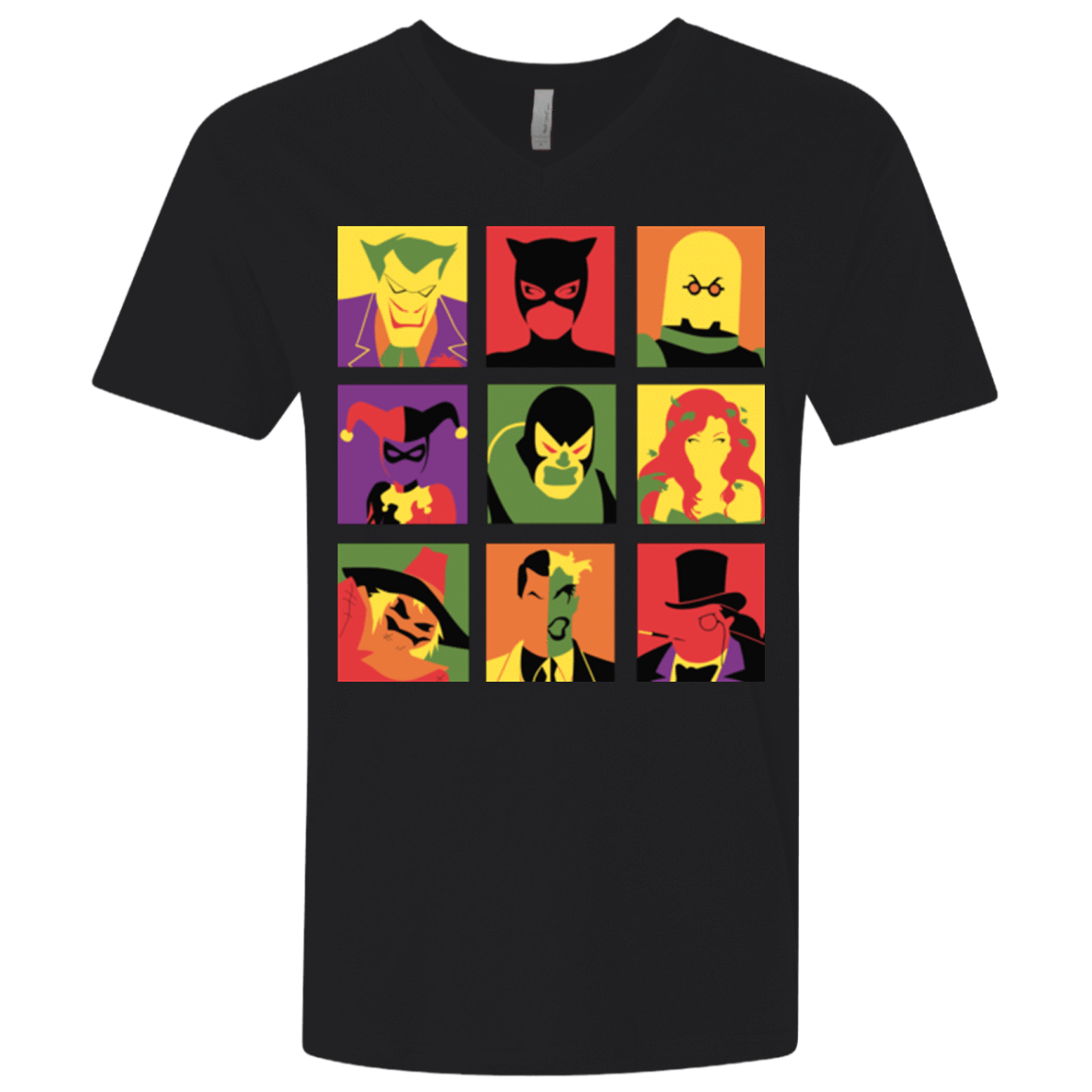 T-Shirts Black / X-Small Bat Pop Men's Premium V-Neck