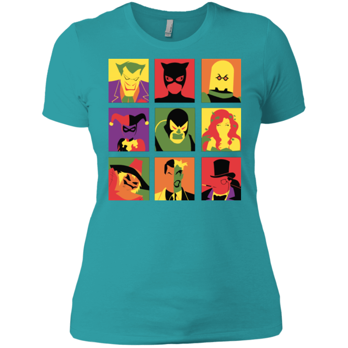 T-Shirts Tahiti Blue / X-Small Bat Pop Women's Premium T-Shirt