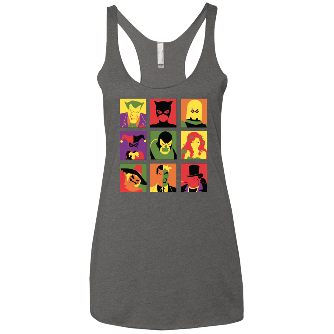 T-Shirts Premium Heather / X-Small Bat Pop Women's Triblend Racerback Tank