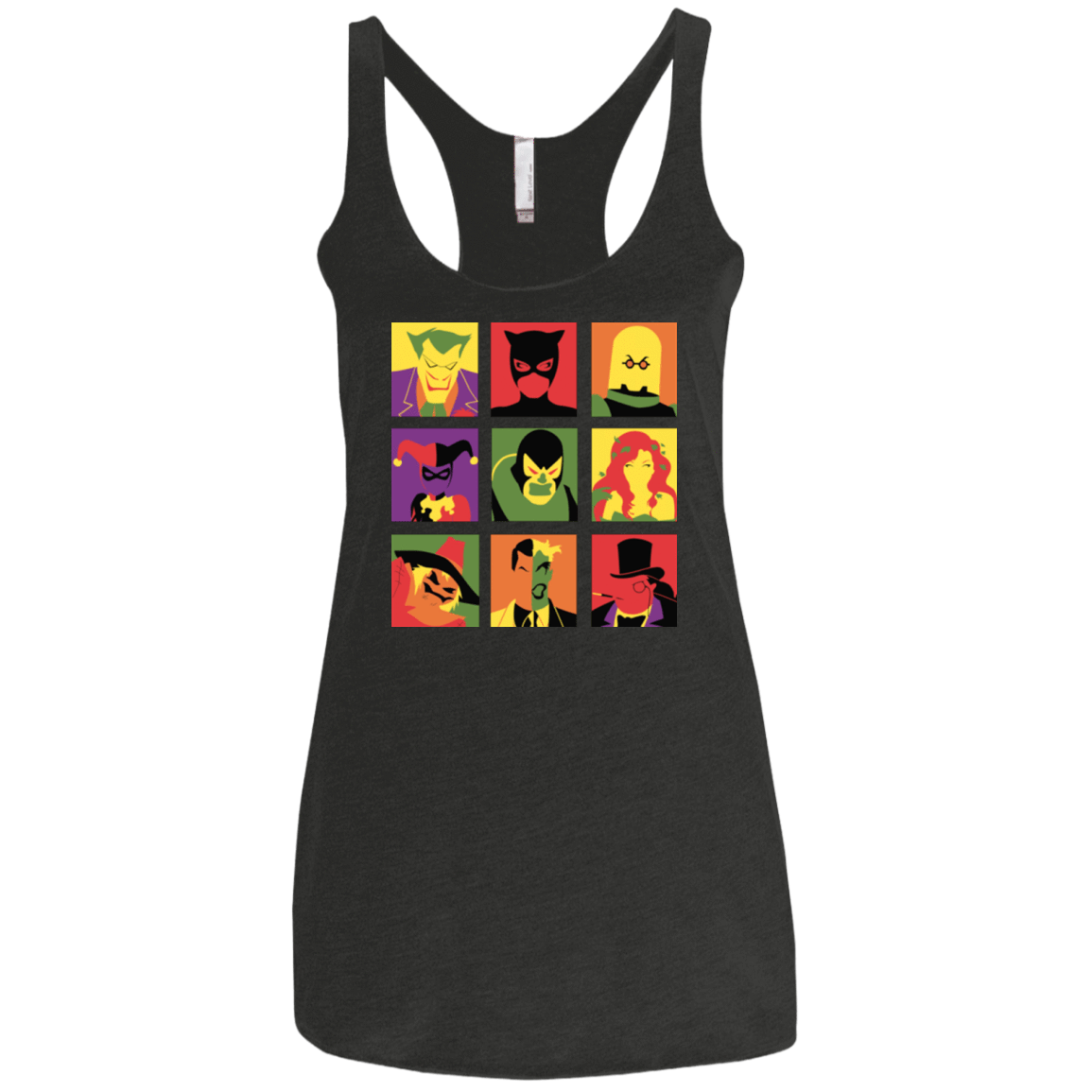 T-Shirts Vintage Black / X-Small Bat Pop Women's Triblend Racerback Tank