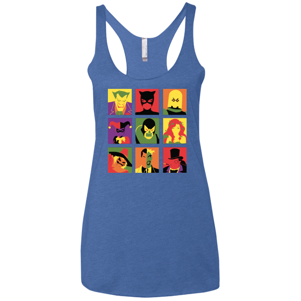 T-Shirts Vintage Royal / X-Small Bat Pop Women's Triblend Racerback Tank