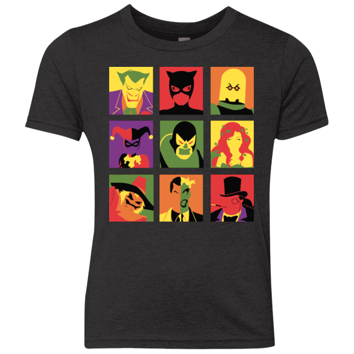 T-Shirts Vintage Black / YXS Bat Pop Youth Triblend T-Shirt