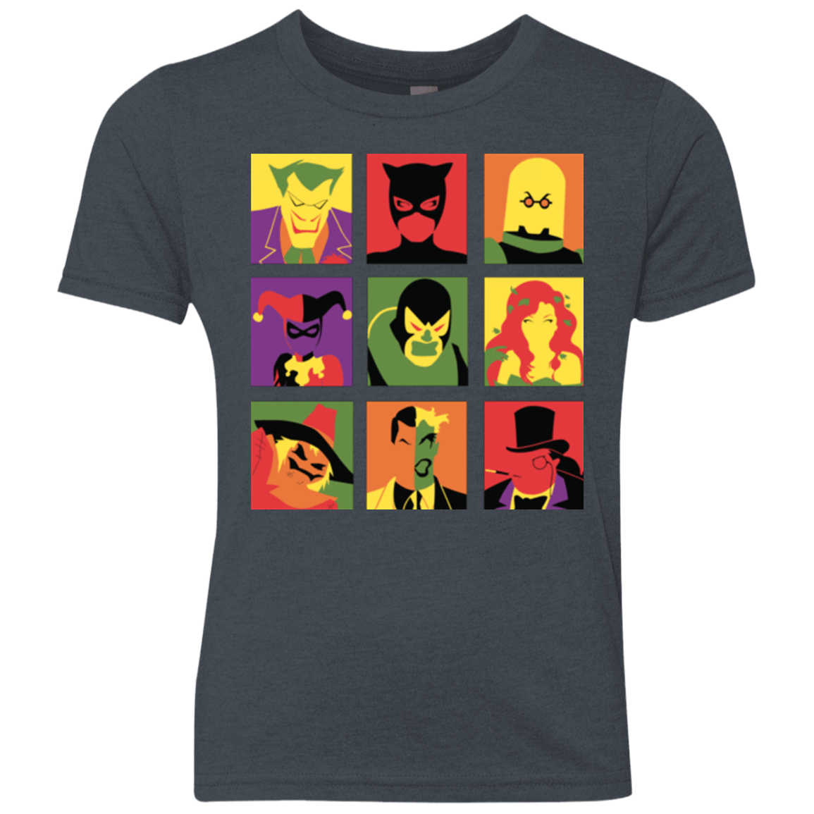 T-Shirts Vintage Navy / YXS Bat Pop Youth Triblend T-Shirt