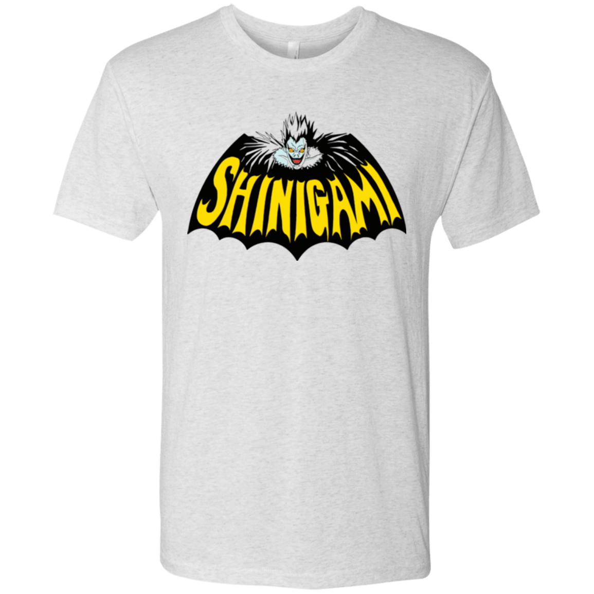 T-Shirts Heather White / Small Bat Shinigami Men's Triblend T-Shirt