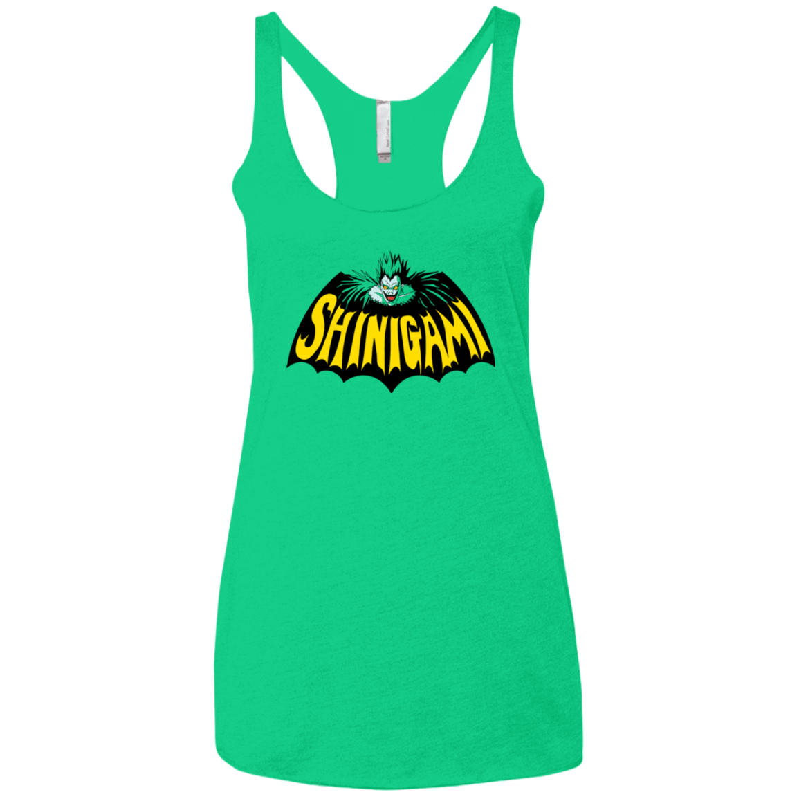 T-Shirts Envy / X-Small Bat Shinigami Women's Triblend Racerback Tank