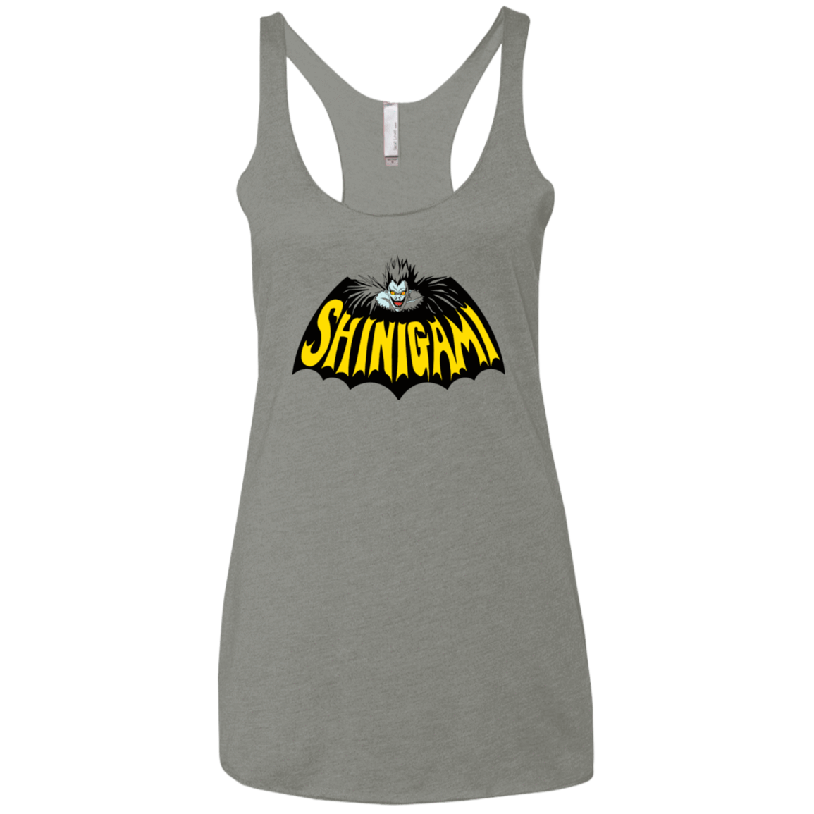 T-Shirts Venetian Grey / X-Small Bat Shinigami Women's Triblend Racerback Tank