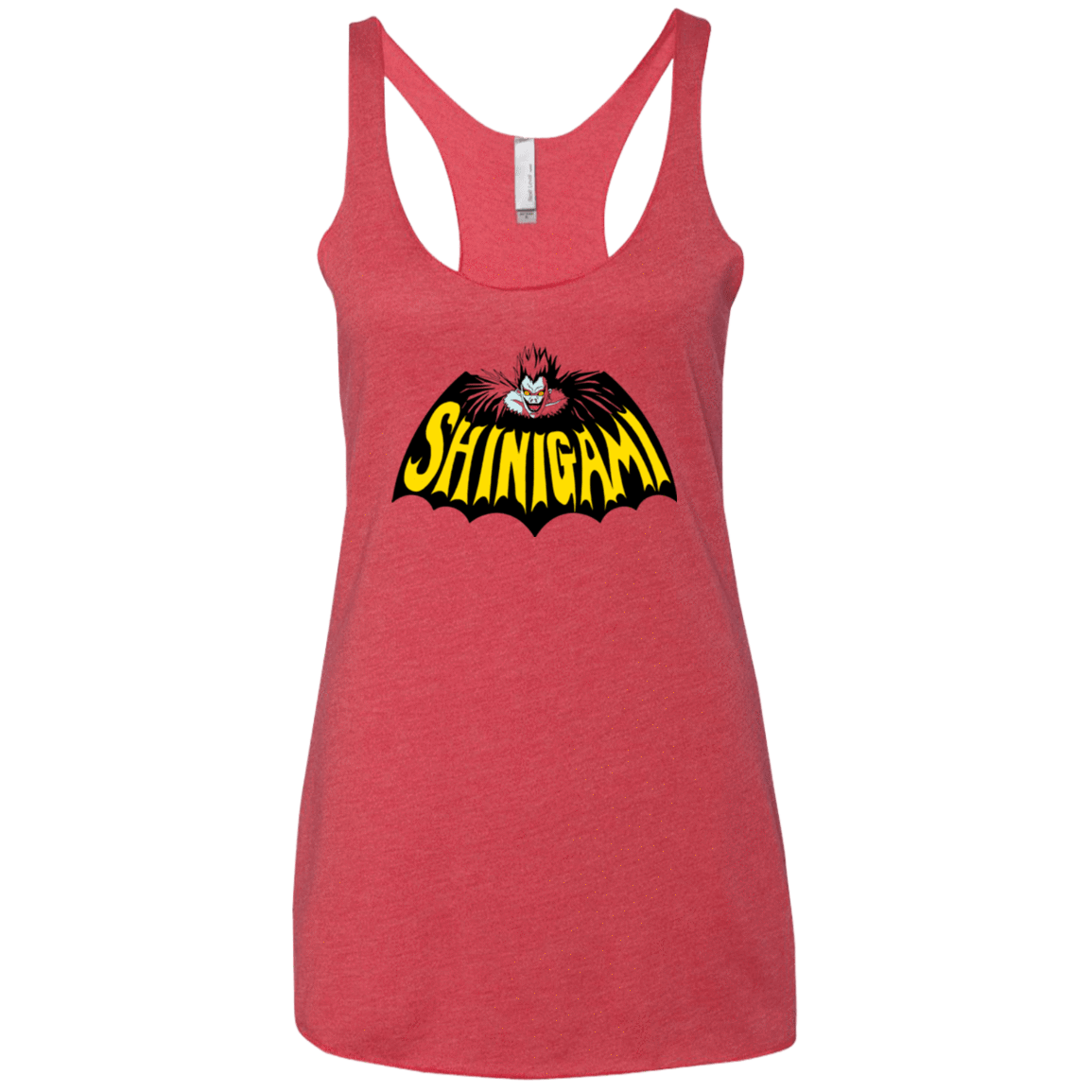 T-Shirts Vintage Red / X-Small Bat Shinigami Women's Triblend Racerback Tank