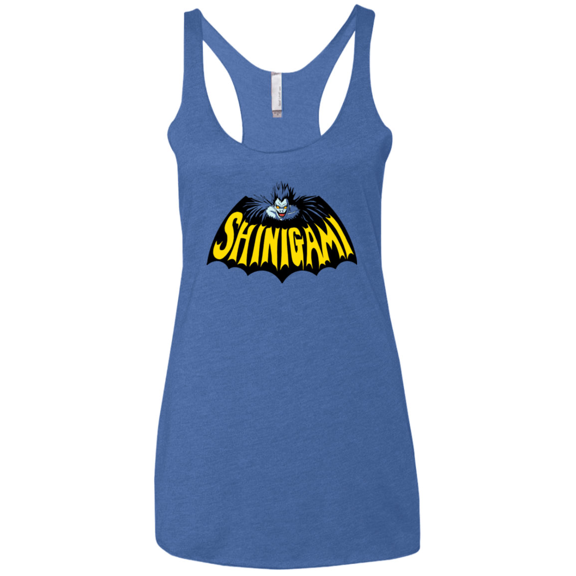 T-Shirts Vintage Royal / X-Small Bat Shinigami Women's Triblend Racerback Tank
