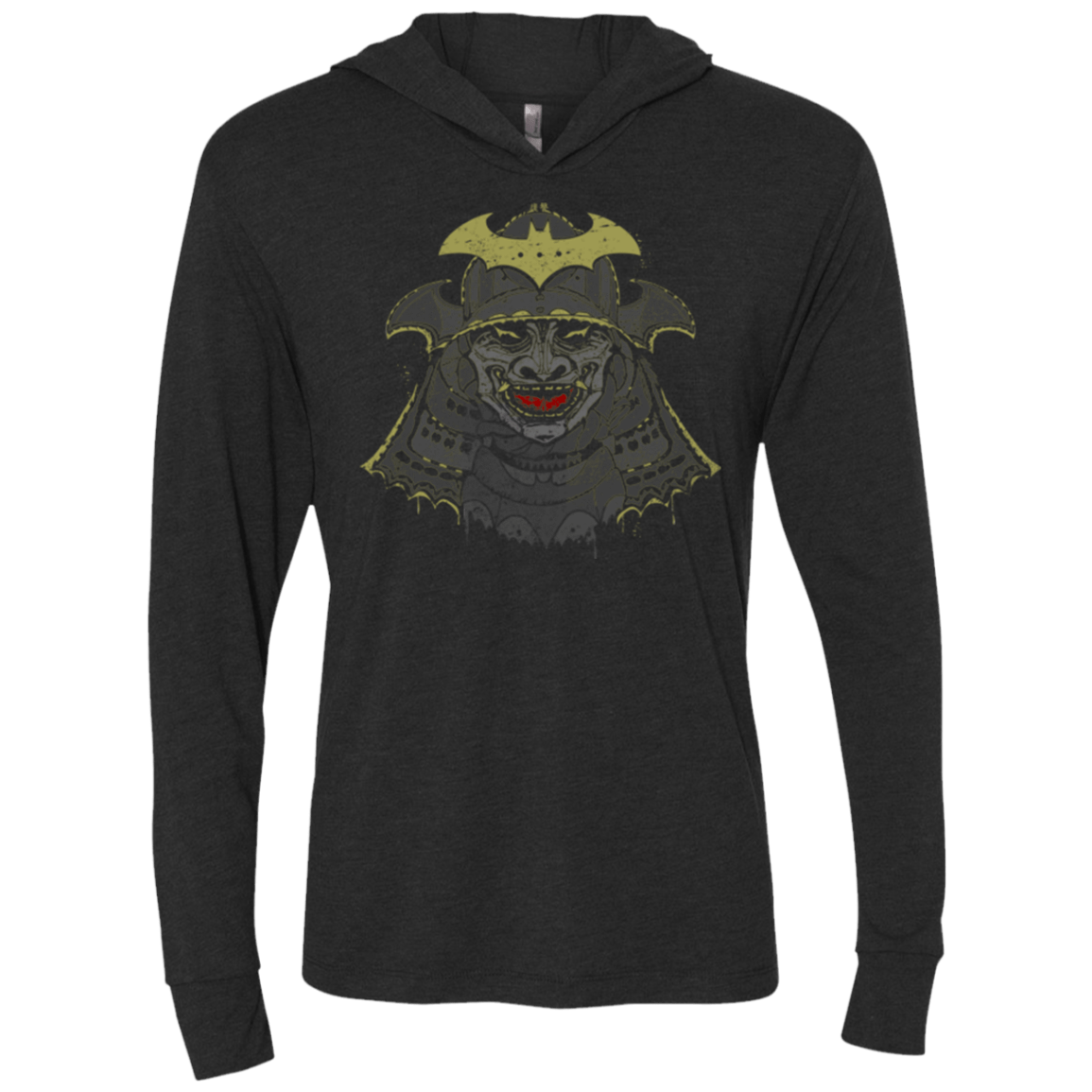 T-Shirts Vintage Black / X-Small Bat Shogun Triblend Long Sleeve Hoodie Tee