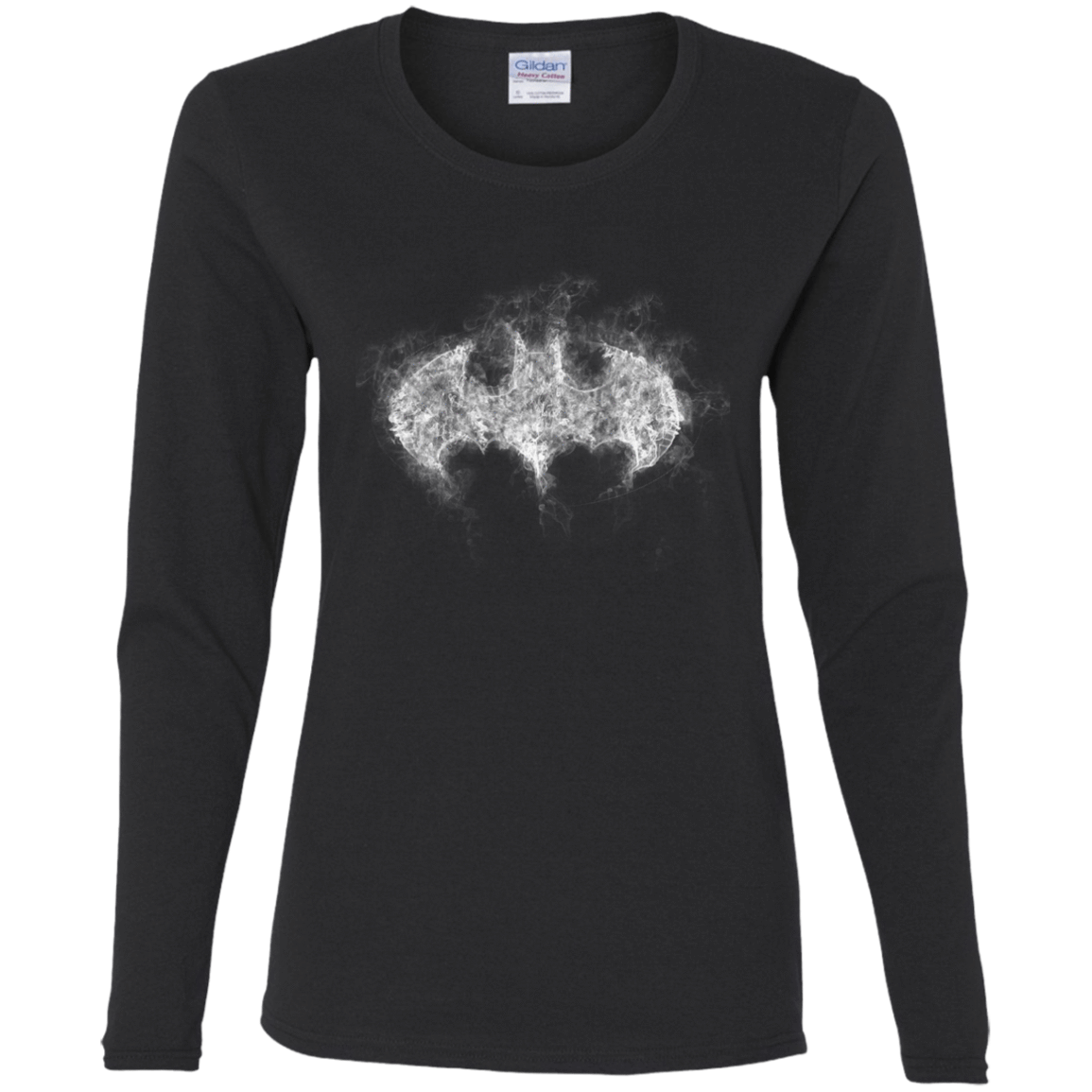 T-Shirts Black / S Bat Smoke Women's Long Sleeve T-Shirt