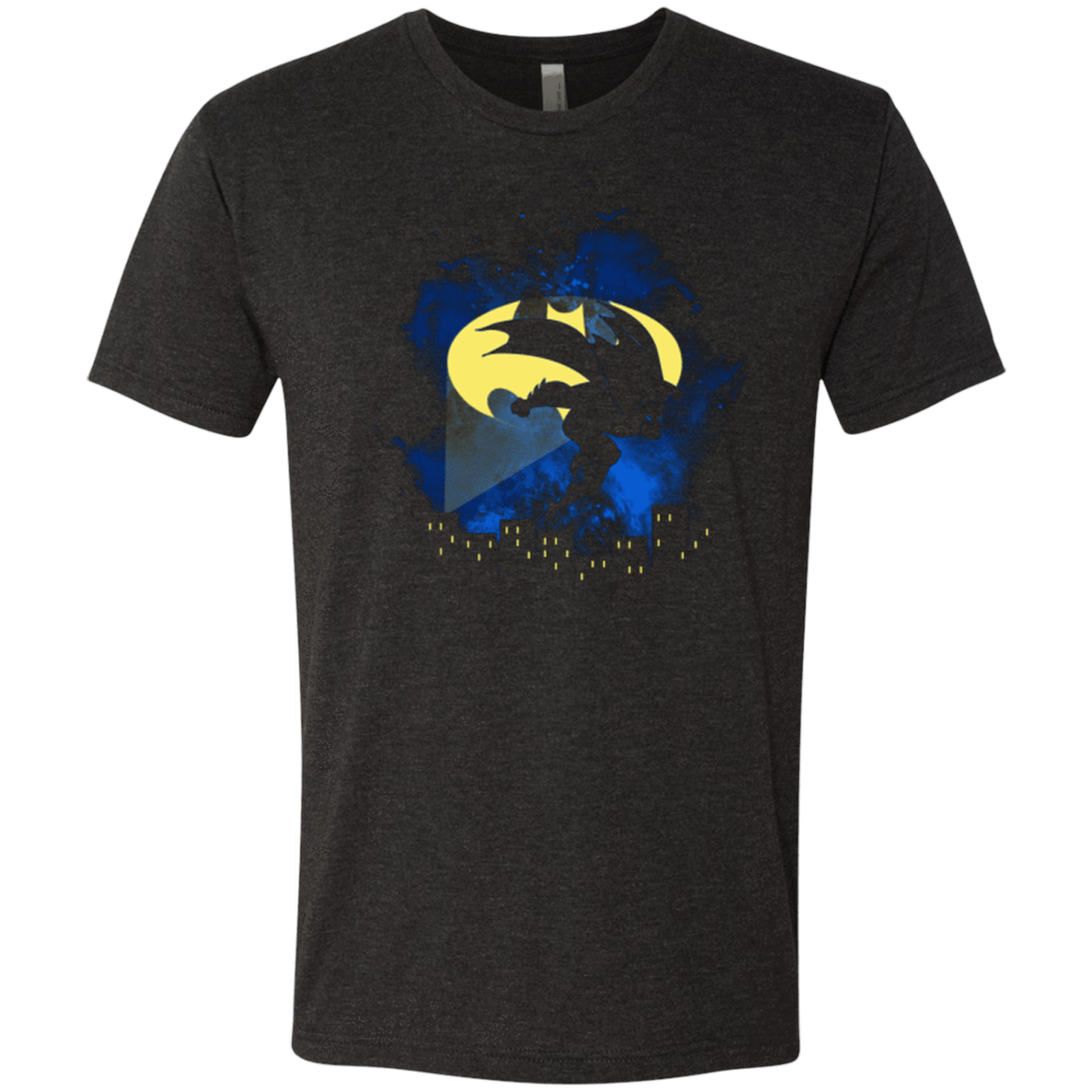 T-Shirts Vintage Black / Small BAT SPACE Men's Triblend T-Shirt