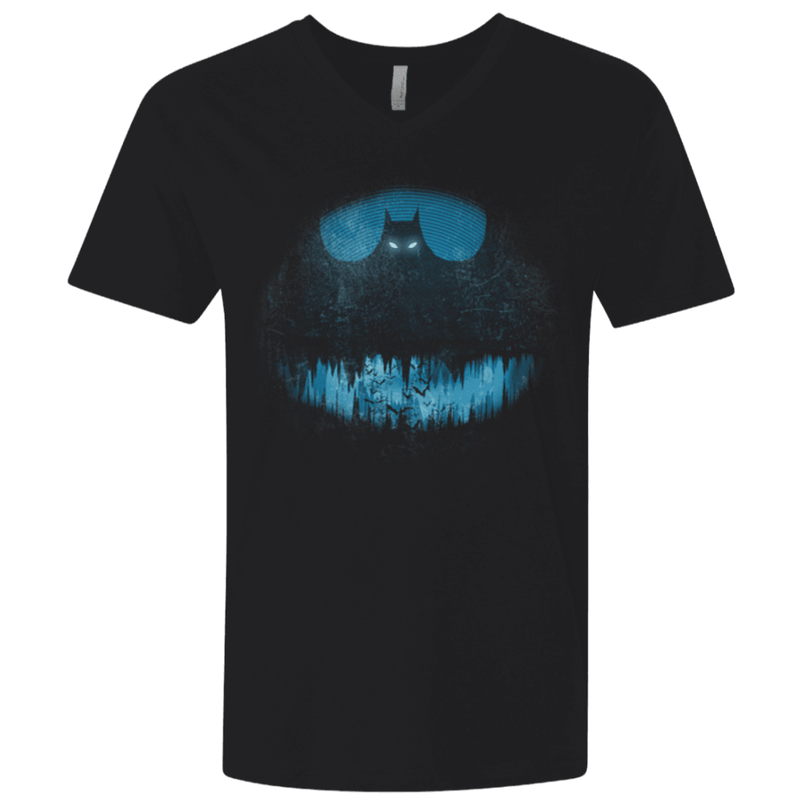 T-Shirts Black / X-Small Batcave Men's Premium V-Neck