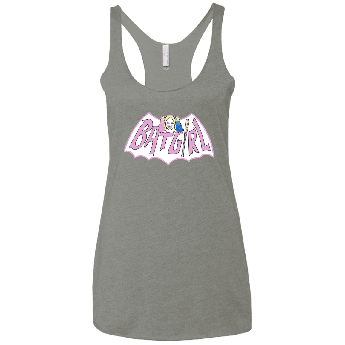 T-Shirts Venetian Grey / X-Small Batgirl Women's Triblend Racerback Tank