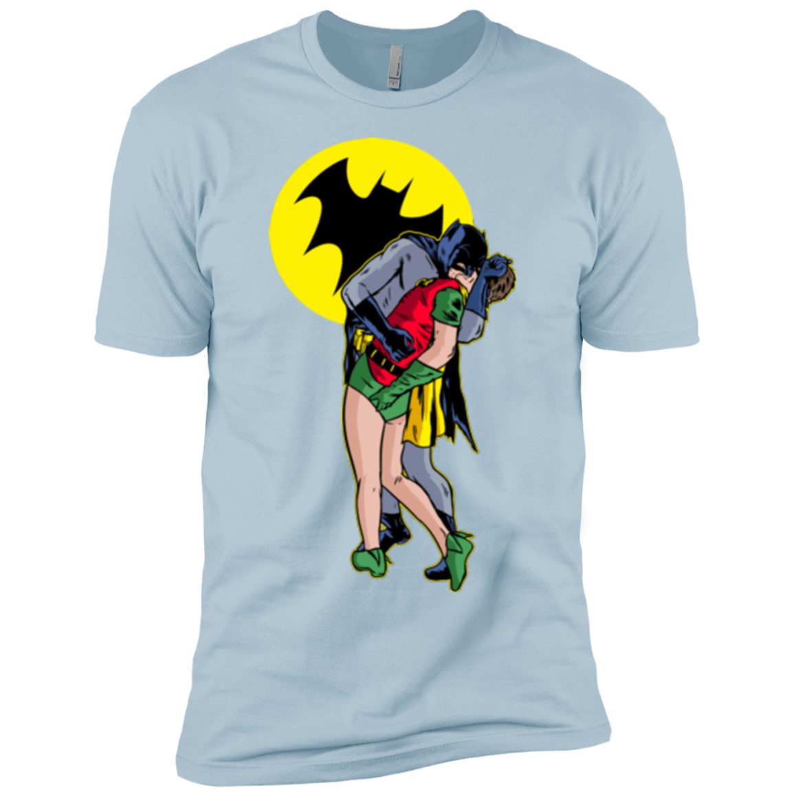 T-Shirts Light Blue / YXS Batkiss Signal Boys Premium T-Shirt